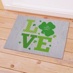 Shamrock Love Doormat